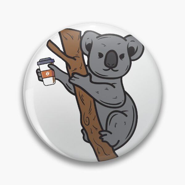 Artikelvorschau, Lustiger Coffeeholic Koala, Koalabär trinkt Kaffee entworfen und verkauft von TH3--DESIGNER.