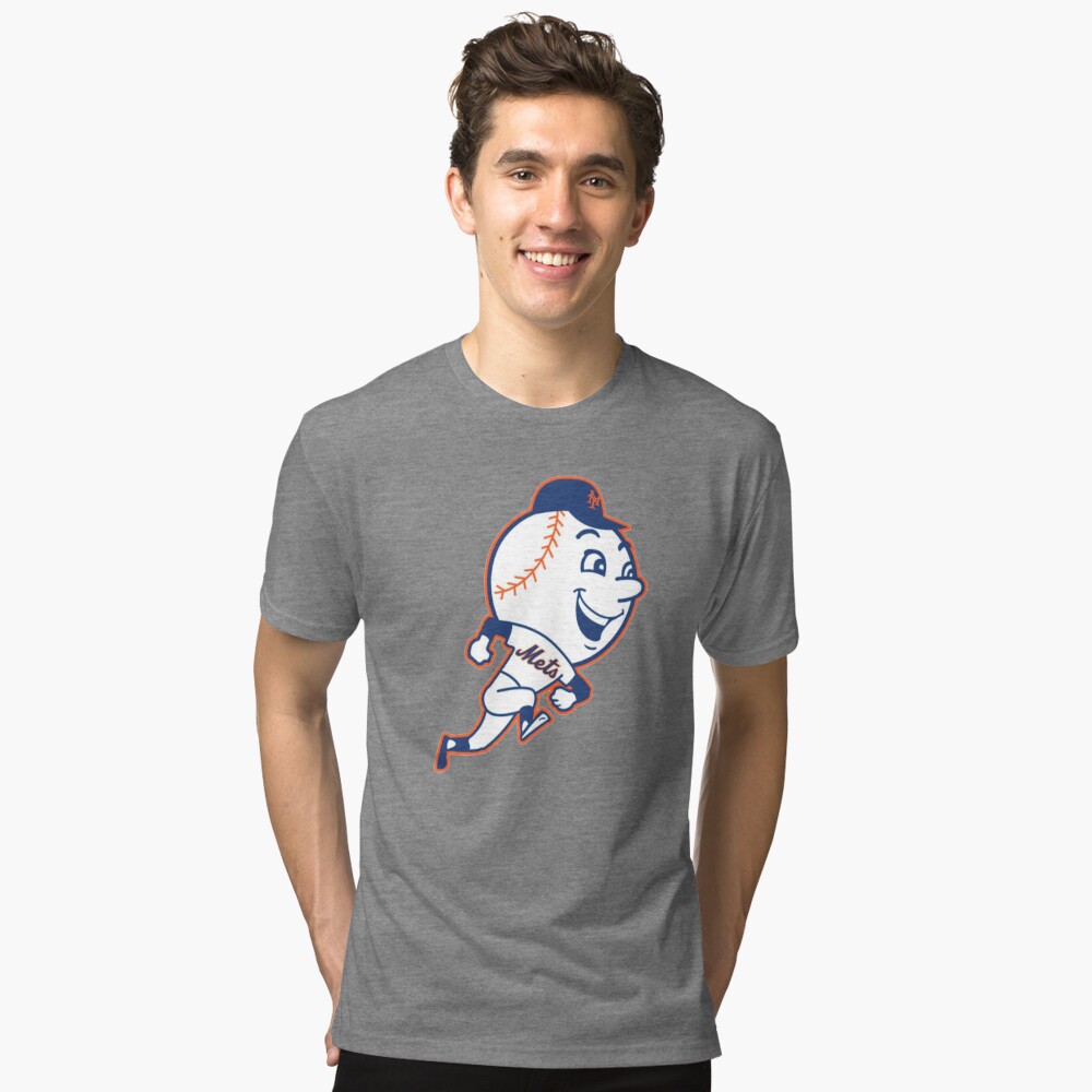 Mr Met Tri-Blend T-Shirt | Redbubble