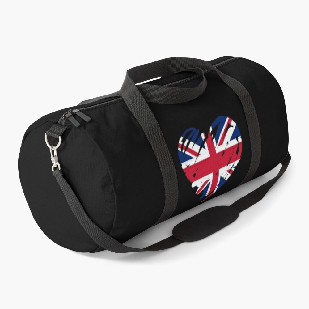 LARGE England British Flag Duffel Bag Ladies United Kingdom Suitcase Duffle