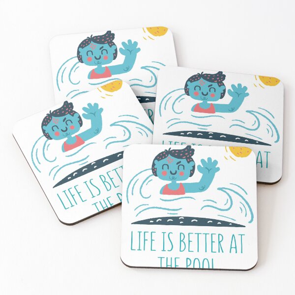 Item preview, Life Is Better At The Pool - Summer life designed and sold by Xoox Art.