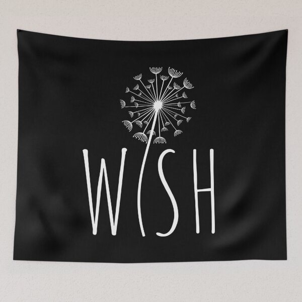 Item preview, White Dandelion Wish designed and sold by PolishedPin.