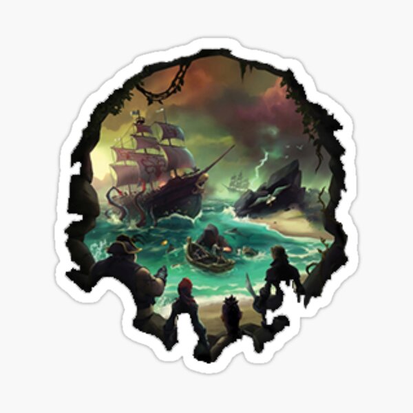 Sea of Thieves Schädel Sticker