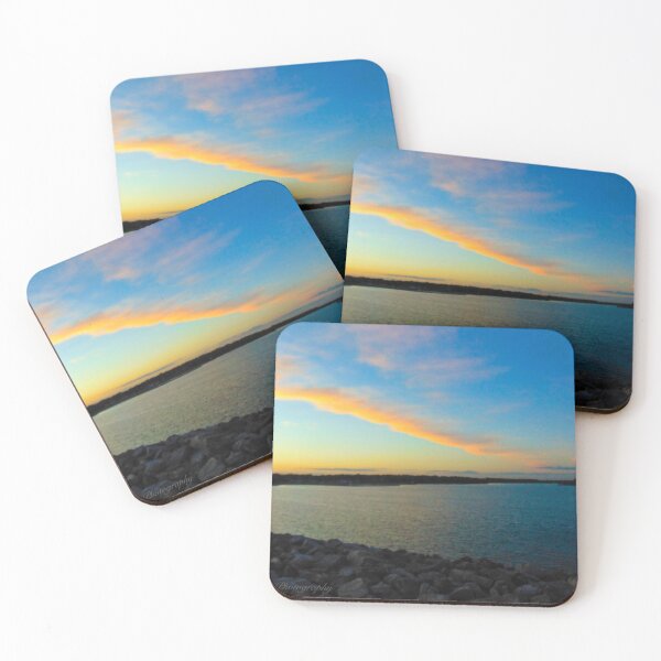 Item preview, Sunset over Carlyle lake  designed and sold by MeKoPhotography.