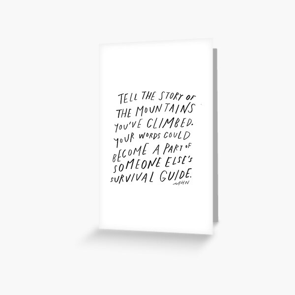Item preview, Your words could become a part of someone else's survival guide - original quote by Morgan Harper Nichols designed and sold by morgansgoods.