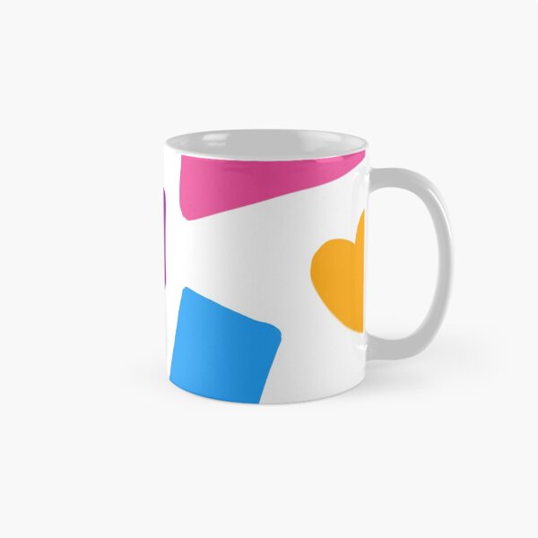 Item preview, Colourful Shapes Repeating Pattern designed and sold by believeluna.