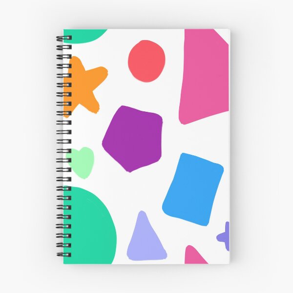 Item preview, Colourful Shapes Repeating Pattern designed and sold by believeluna.