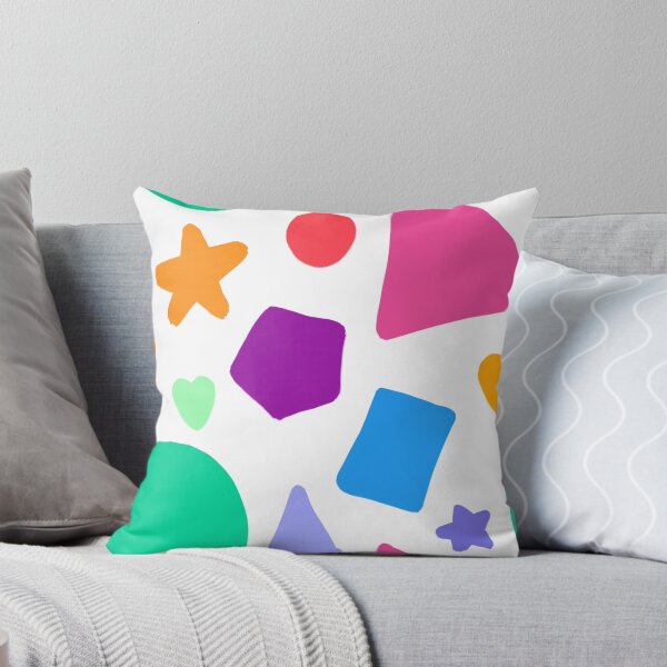 Item preview, Colourful Shapes Repeating Pattern designed and sold by believeluna.