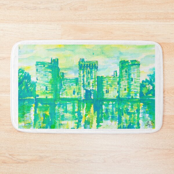 Item preview, BODIAM CASTLE - watercolor painting designed and sold by lautir.