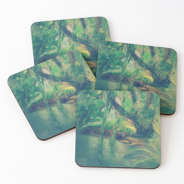 Item preview, Willow tree beside water designed and sold by ArtandBeyond.
