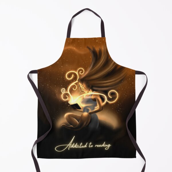 Item preview, Glowing digital drawing "Addicted to reading " designed and sold by MariseGallery.