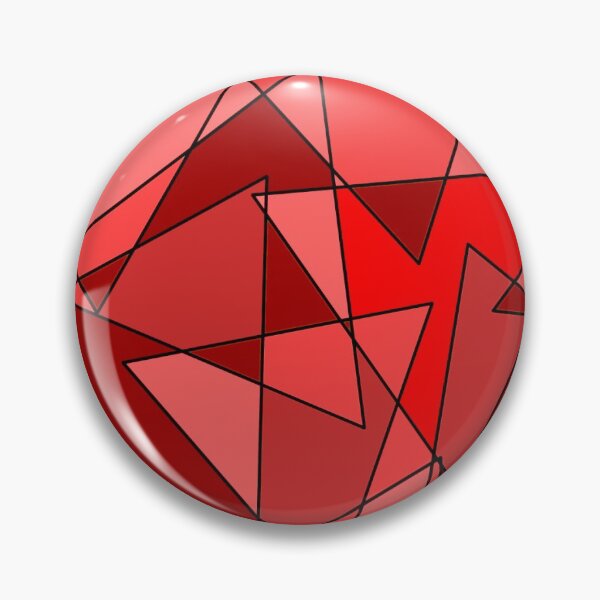 Item preview, Geometric Triangles, red designed and sold by tropicalhen133.