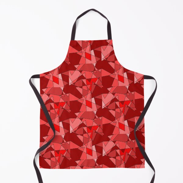 Item preview, Geometric Triangles, red designed and sold by tropicalhen133.