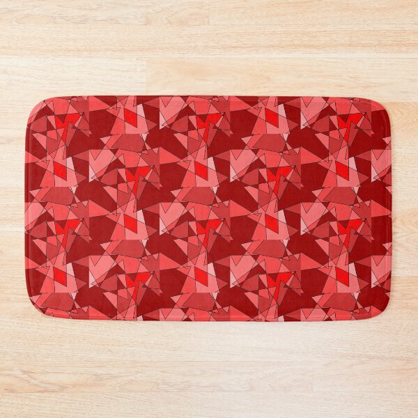 Item preview, Geometric Triangles, red designed and sold by tropicalhen133.