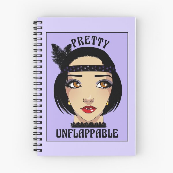 Item preview, Pretty Unflappable | Vintage Fashion | Flapper Girl (Purple) designed and sold by RLYGR8.