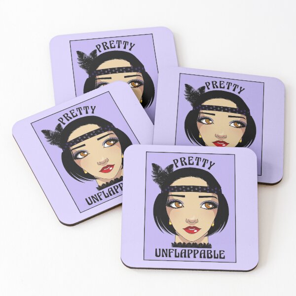 Item preview, Pretty Unflappable | Vintage Fashion | Flapper Girl (Purple) designed and sold by RLYGR8.