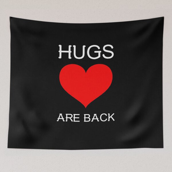 Item preview, Hugs Are Back Big Red Heart designed and sold by HppyStrngHelthy.