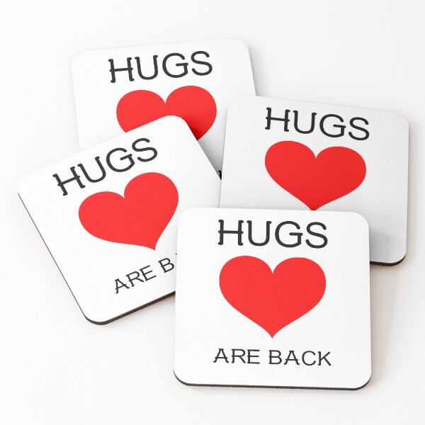 Item preview, Hugs Are Back Big Red Heart designed and sold by HppyStrngHelthy.