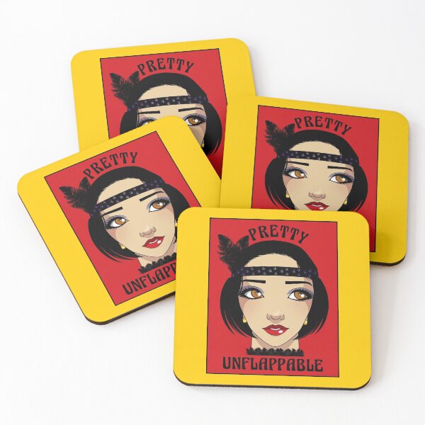 Item preview, Pretty Unflappable | Vintage Fashion | Flapper Girl (Red) designed and sold by RLYGR8.