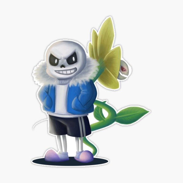 Flowey Sticker by Poulpimoune