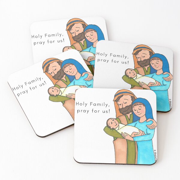 Item preview, Holy Family, pray for us! designed and sold by Angie Bosio.
