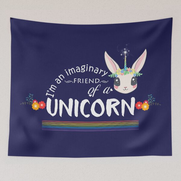 Item preview, Unicorn's imaginary friend (dark) designed and sold by adiosmillet.
