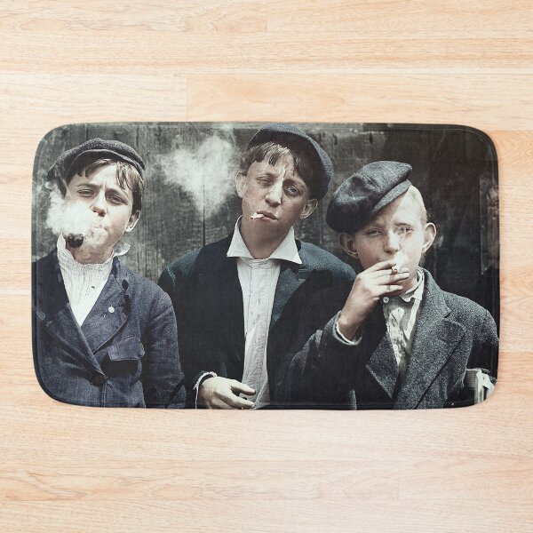 Item preview, Children take a break selling Newspapers to smoke designed and sold by liamwelch.