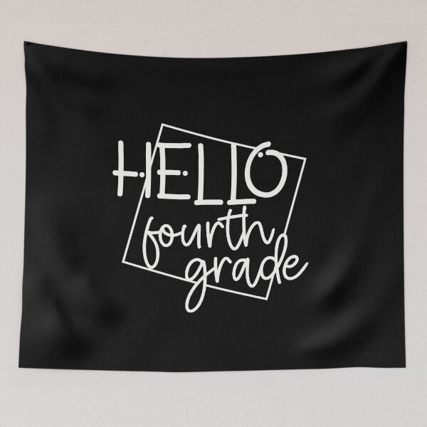 Item preview, Hello fourth grade  designed and sold by artsomenautte.