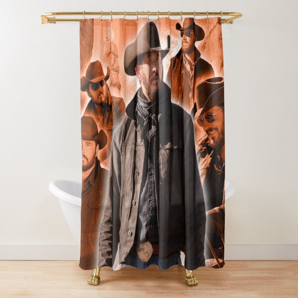 Yellowstone Tv Series Rip Wheeler Shower Curtains Redbubble