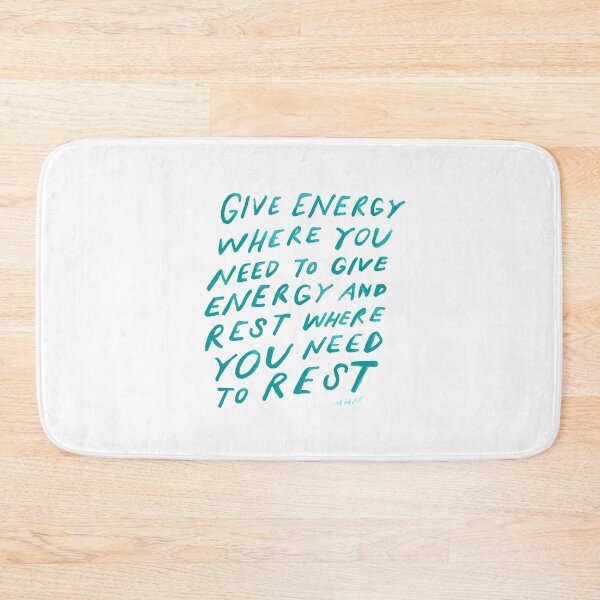 Item preview, Give energy where you need to give energy and rest where you need to rest - original quote by Morgan Harper Nichols designed and sold by morgansgoods.