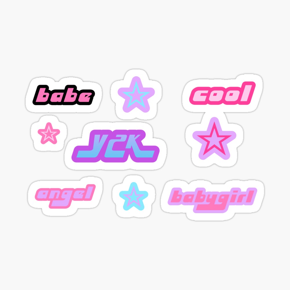 Babygirl Y2K Stickers 