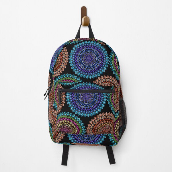 Item preview, Aboriginal Art Aborigine Australian Indigenous aboriginal Flag autochthon Bigambul Dots Circle blue orange Day Gift For Mother dotart Sister Painting Mom Mosaic designed and sold by MeryemSpace.