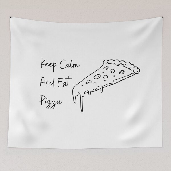 Item preview, Keep Calm And Eat Pizza designed and sold by HasnaanMohsin.