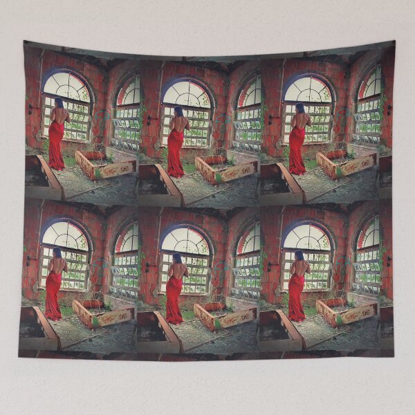 Item preview, Woman By Broken Window designed and sold by michaelsauerart.