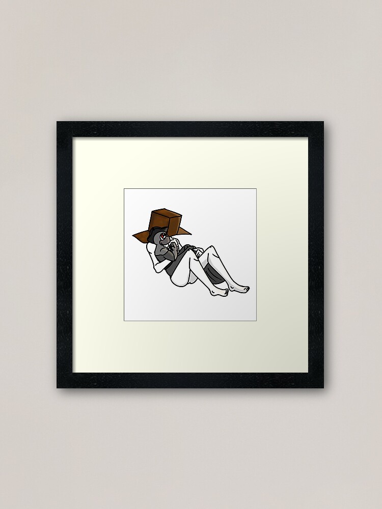 Copy of SCP 049-J: Framed Winter Metal Print for Sale by Hermesserpent