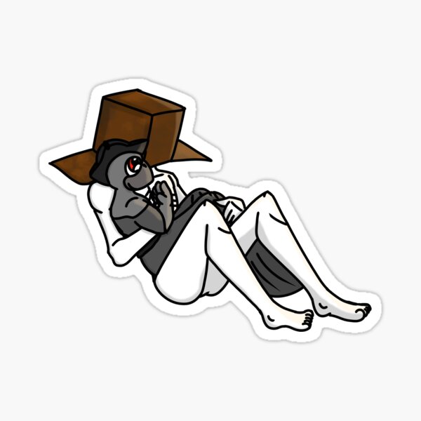 SCP-096 Shy Guy Sticker for Sale by BusinessTanuki