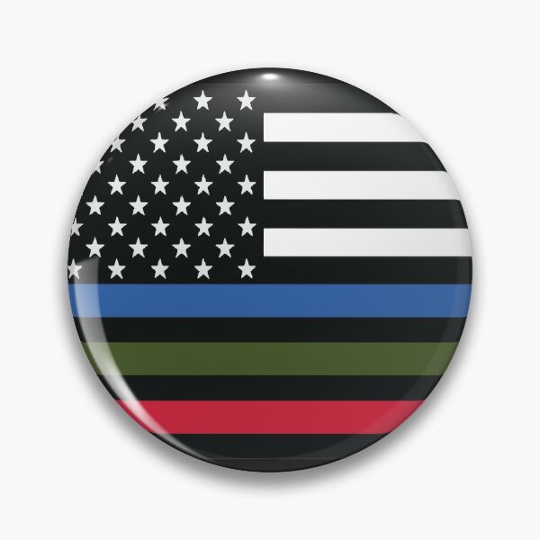 Support Police pins "Police Lives Matter"  Two Large buttons with magnets 