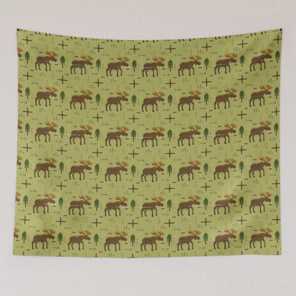 Item preview, Moose Pattern designed and sold by -sab.