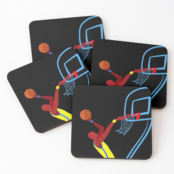 Item preview, basketball player in the big jump knocks the ball into the hoop designed and sold by duxpavlic.