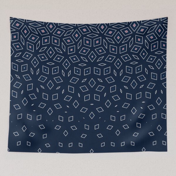 Item preview, Penrose metamorphosis with blue, white and red  designed and sold by JohnyDas.