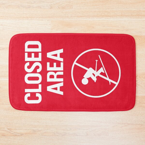 Item preview, No Skiing - CLOSED AREA Sign designed and sold by Tree45.