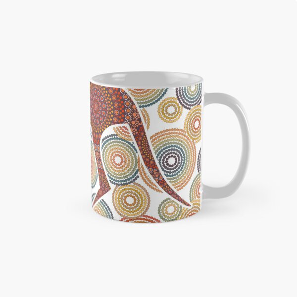 Item preview, Aboriginal Art Aborigine Australian Indigenous aboriginal Flag autochthon Bigambul Dots Circle Autumn blue orange Kangaroo Day Gift For Mother dotart Sister Painting Mom Mosaic designed and sold by MeryemSpace.