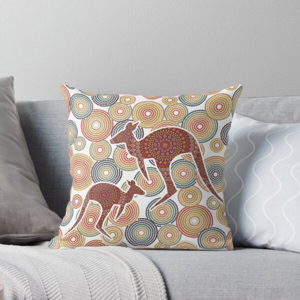 Item preview, Aboriginal Art Aborigine Australian Indigenous aboriginal Flag autochthon Bigambul Dots Circle Autumn blue orange Kangaroo Day Gift For Mother dotart Sister Painting Mom Mosaic designed and sold by MeryemSpace.