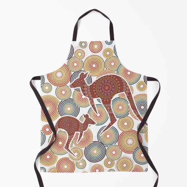 Item preview, Aboriginal Art Aborigine Australian Indigenous aboriginal Flag autochthon Bigambul Dots Circle Autumn blue orange Kangaroo Day Gift For Mother dotart Sister Painting Mom Mosaic designed and sold by MeryemSpace.