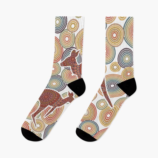 Item preview, Aboriginal Art Aborigine Australian Indigenous aboriginal Flag autochthon Bigambul Dots Circle Autumn blue orange Kangaroo Day Gift For Mother dotart Sister Painting Mom Mosaic designed and sold by MeryemSpace.