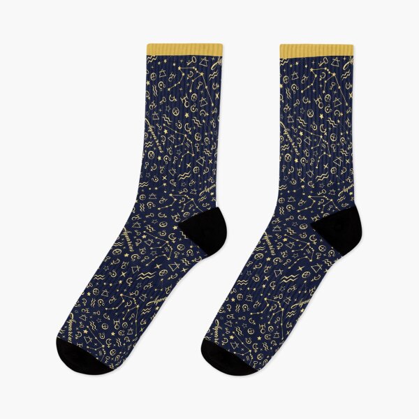 Item preview, Aquarius Night - Astrological and Astronomical pattern with Aquarius Constellation, Symbols and Stars designed and sold by Astrowl-.