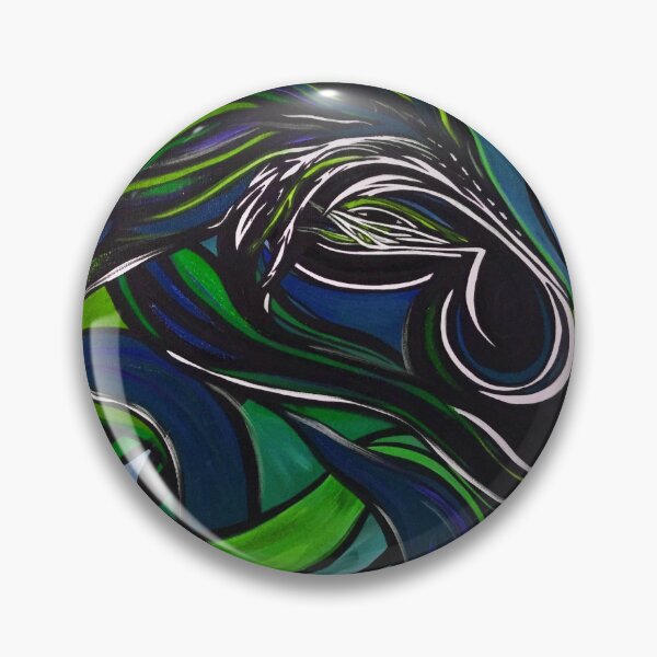 Item preview, Horse of Green, Blue and Black designed and sold by KR Art Studio.