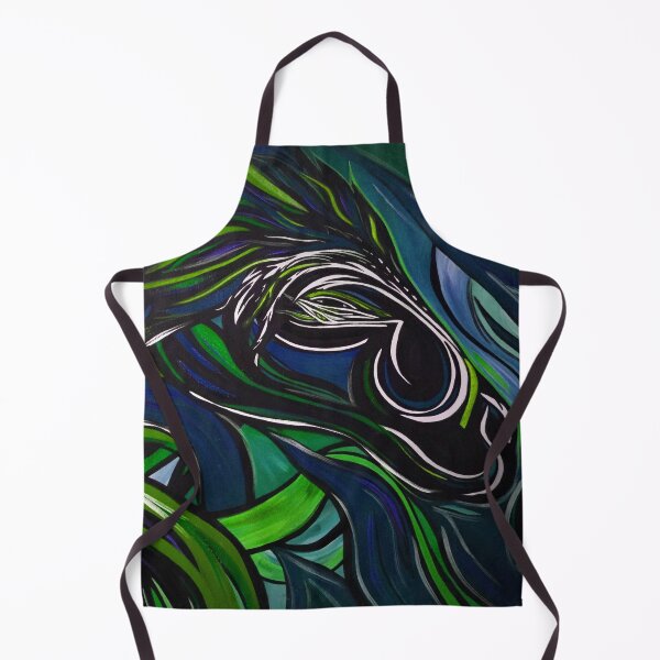 Item preview, Horse of Green, Blue and Black designed and sold by KR Art Studio.