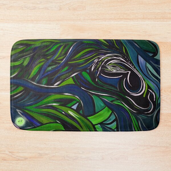 Item preview, Horse of Green, Blue and Black designed and sold by KR Art Studio.