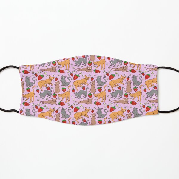 Strawberry Shorthairs Kids Mask