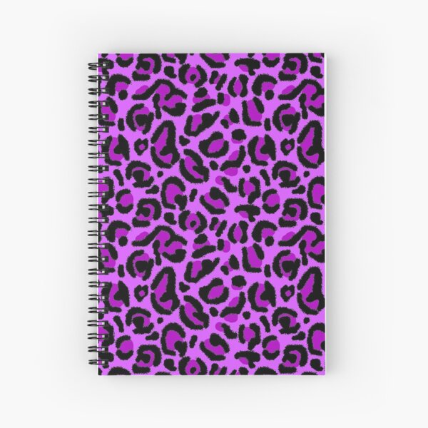 Hot Pink Y2K Aesthetic Leopard Print Spiral Notebook for Sale by Julie  Erin Designs